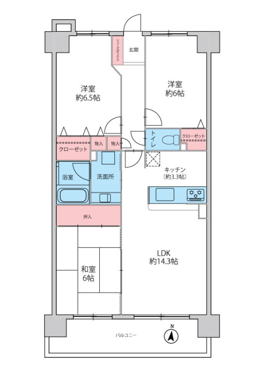 物件間取り図