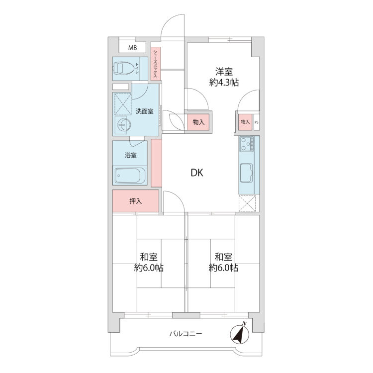 																物件間取り図									