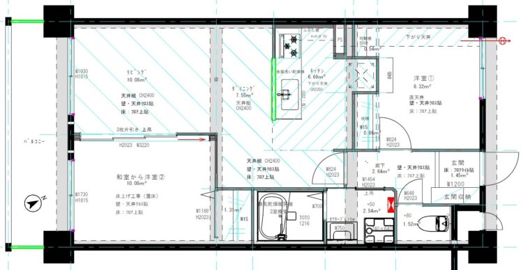 																物件間取り図									
